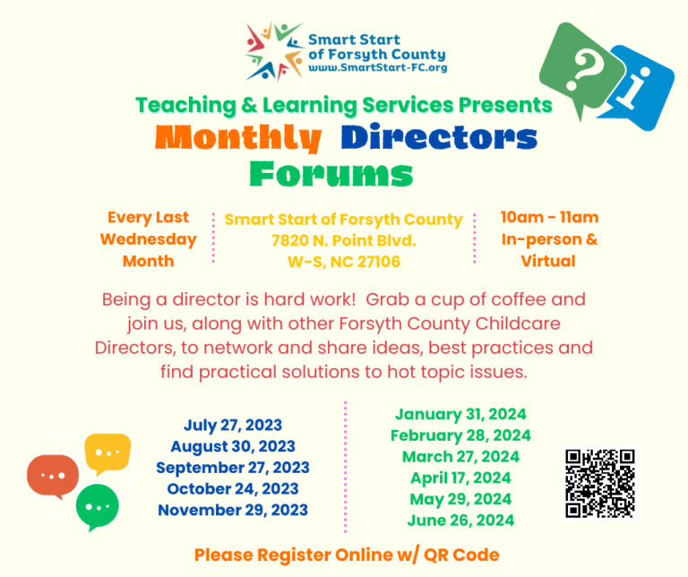 Directors Forum Flyer